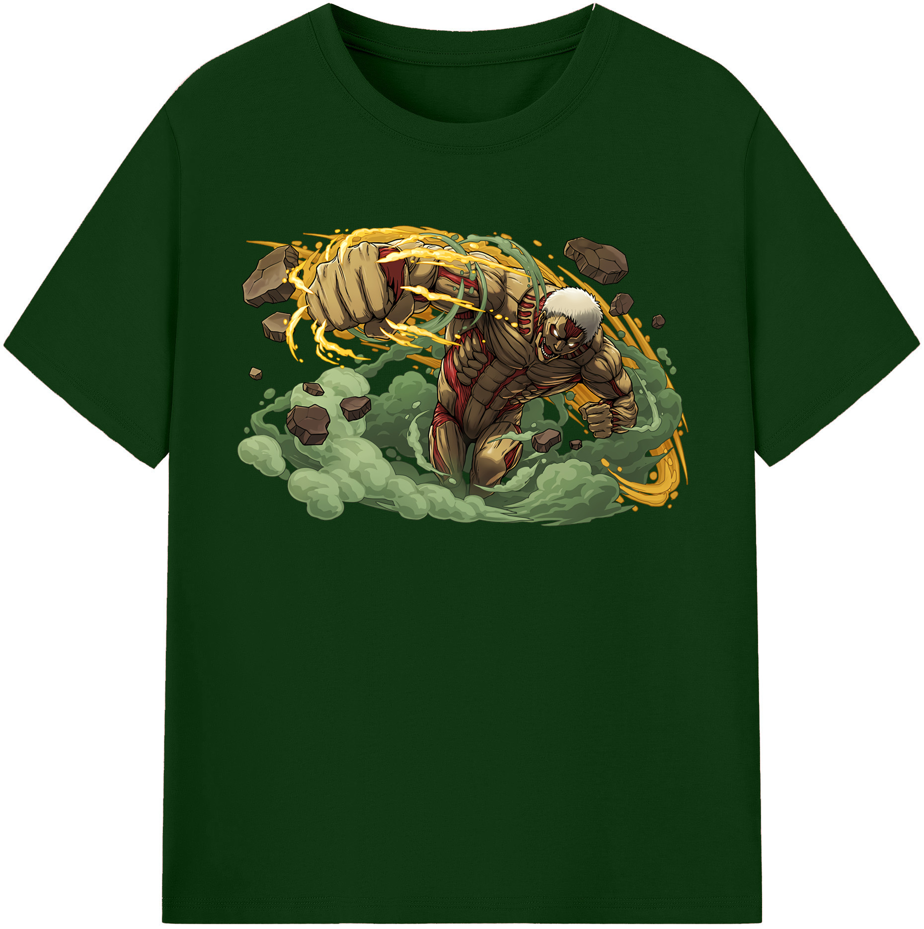 （画像用） 進撃の巨人 Attack on Titan 綿100％半袖Tシャツ（フロントプリント）